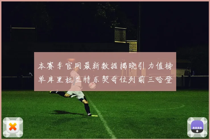 本赛季官网最新数据揭晓引力值榜单库里杜兰特东契奇位列前三哈登紧随其后